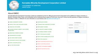 
                            11. Login Page - kmdc.kar.nic.in