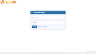 
                            3. Login Page - manage.whois.com