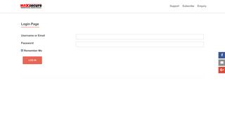 
                            6. Login Page - MAXSECURE- PENANG |Leading Distributor of ...