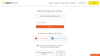 
                            1. Login Page | MoneyMatch Transfer