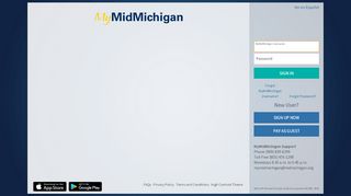 
                            1. Login Page - MyMidMichigan