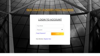 
                            4. Login Page - New Talent Academy