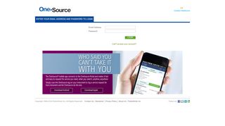 
                            2. Login Page | Onesource - PerkinElmer