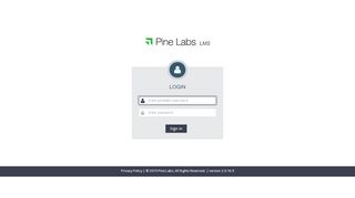 
                            4. Login Page - Pine Labs