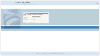 
                            10. Login Page - prd.sanitel.be