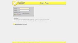 
                            4. Login Page - Safe Shop