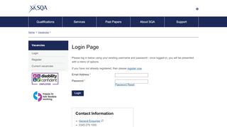 
                            2. Login Page - SQA