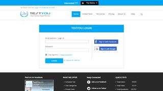 
                            7. Login Page | Test Creator - TestYou