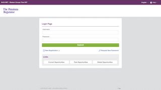 
                            6. Login Page (The Pensions Regulator eSourcing …