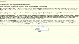 
                            6. Login page. - U.S. Department of Labor - Office of …