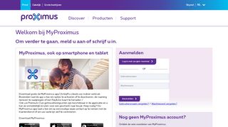 
                            5. Login page - Welkom bij MyProximus