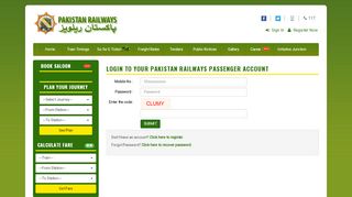 
                            11. Login - pakrail.gov.pk