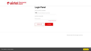 
                            2. Login Panel