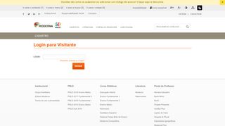 
                            4. Login para Visitante - Editora Moderna