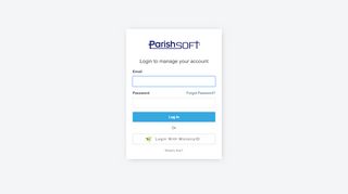 
                            2. Login - ParishSOFT Giving