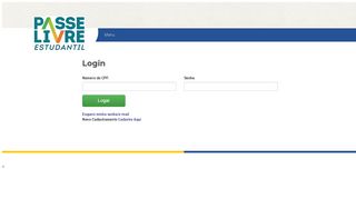 
                            3. Login Passe Livre Estudantil