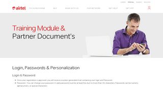 
                            2. Login, Passwords & Personalization - Airtel