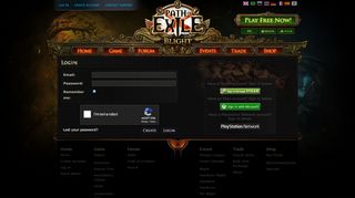 
                            8. Login - Path of Exile