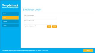 
                            6. Login | PeopleBank - Leading provider of eRecruitment and Applicant ...