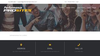 
                            7. Login - Performance ProSites