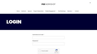 
                            8. Login – PGS Workshop