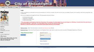 
                            10. Login - Philadelphia County