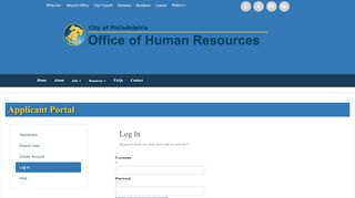 
                            3. Login - Phila.gov - PeopleAdmin