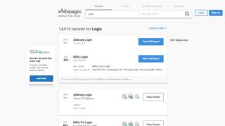 
                            8. Login - Phone, Address, Background info | Whitepages