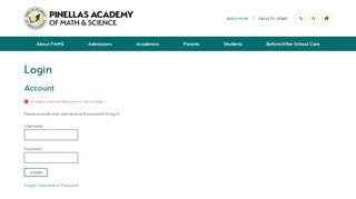 
                            8. Login - Pinellas Academy of Math and Science K-8