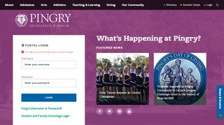 
                            8. Login - Pingry School