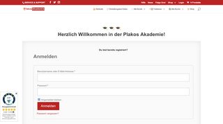 
                            1. Login - Plakos Akademie