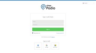 
                            7. Login | Podio