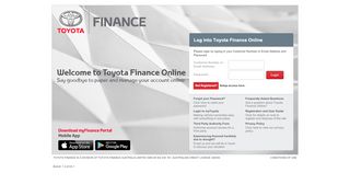 
                            2. Login Portal for Toyota Finance