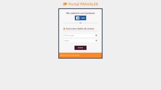 
                            2. Login Portal | PORTAL DO ALUNO - Pravaler