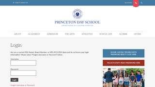 
                            10. Login - Princeton Day School