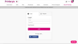 
                            4. Login - Printerpix