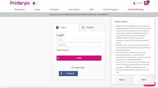 
                            1. Login - printerpix.co.uk