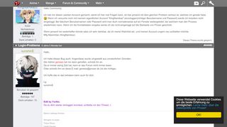 
                            4. Login-Probleme - Proxer.Me Anime und Manga Forum
