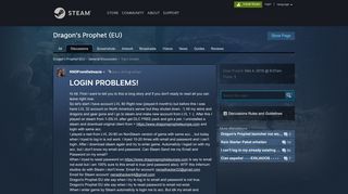 
                            6. LOGIN PROBLEMS! :: Dragon's Prophet (EU) …