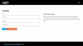 
                            5. Login - prod.mypace.org