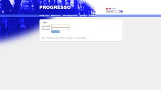 
                            1. Login - Progresso