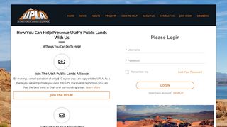 
                            3. Login – Protecting Utah's Public Land Use – UPLA