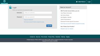 
                            3. Login - providers.fideliscare.org