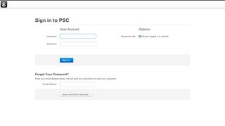 
                            2. Login - PSC