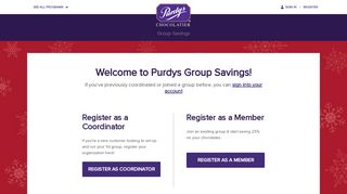 
                            4. Login - Purdys Chocolatier Group Savings and Fundraising