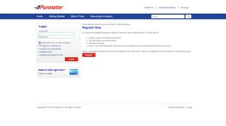 
                            5. Login - Purolator