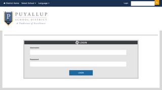 
                            4. Login - Puyallup School District