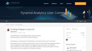 
                            2. Login - Pyramid Analytics User Community