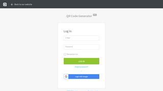 
                            4. Login - QR Code Generator