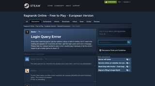 
                            5. Login Query Errror :: Ragnarok Online - Free to Play - …